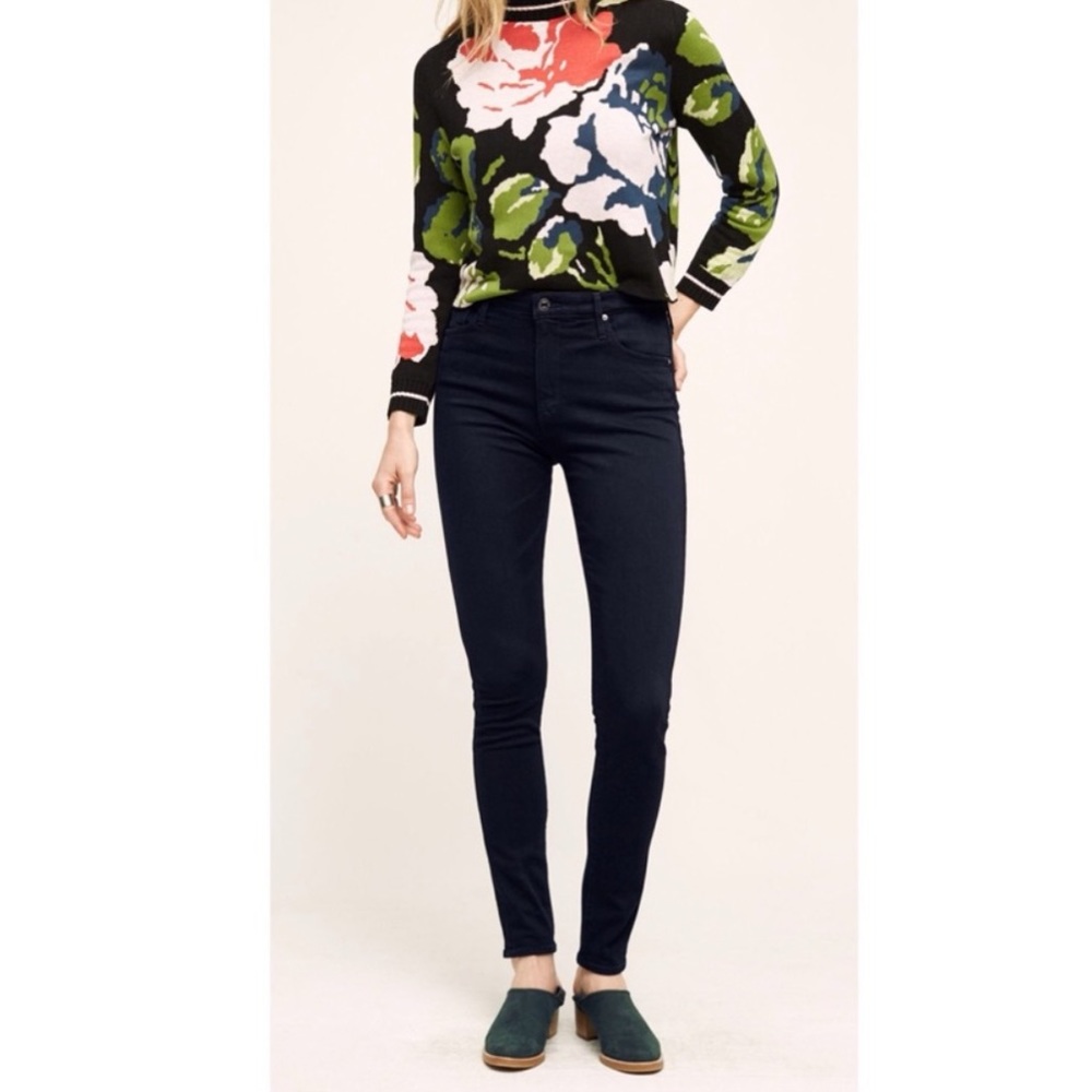 AG The Farrah Skinny High Rise Jeans Dark Wash | NWOT